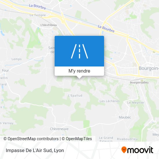 Impasse De L'Air Sud plan
