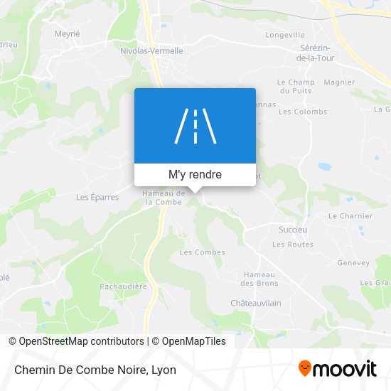 Chemin De Combe Noire plan