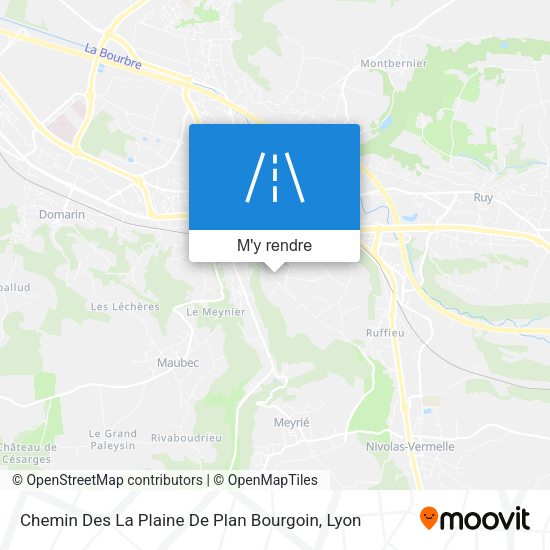 Chemin Des La Plaine De Plan Bourgoin plan