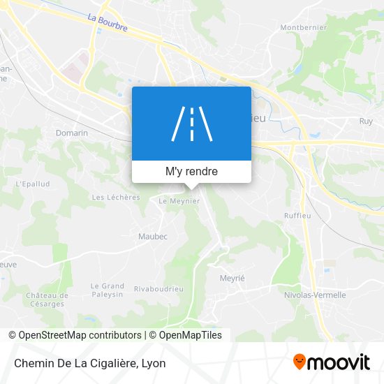 Chemin De La Cigalière plan
