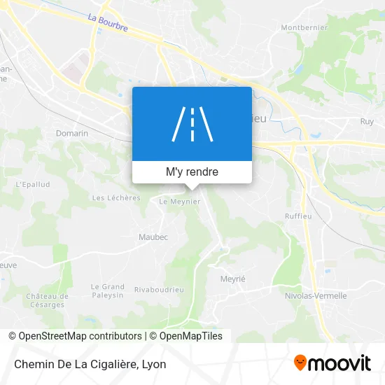 Chemin De La Cigalière plan