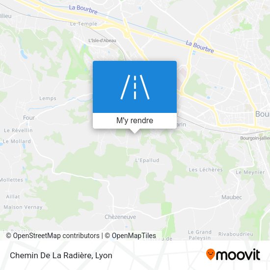 Chemin De La Radière plan