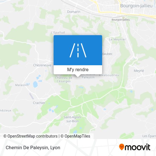 Chemin De Paleysin plan