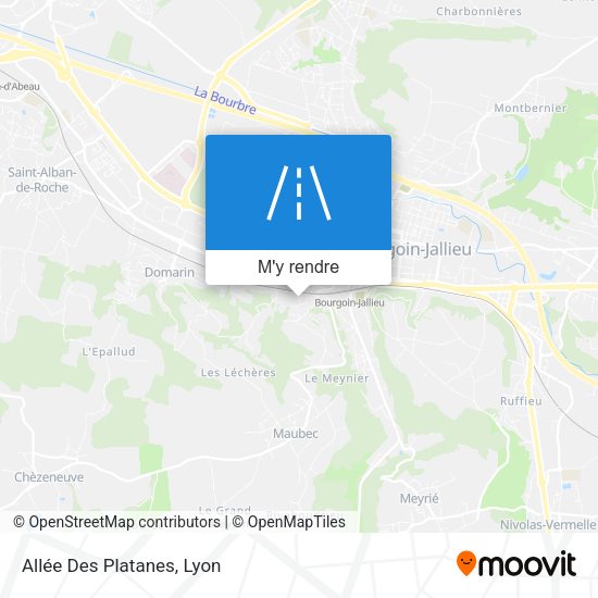 Allée Des Platanes plan