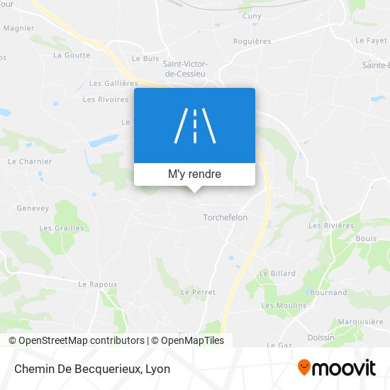 Chemin De Becquerieux plan