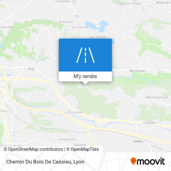 Chemin Du Bois De Cessieu plan