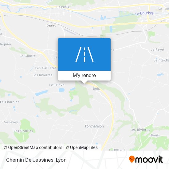 Chemin De Jassines plan