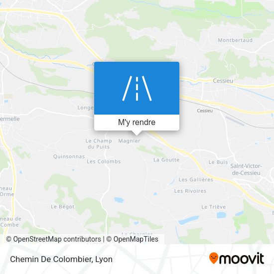 Chemin De Colombier plan