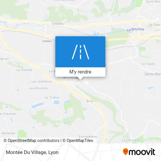 Montée Du Village plan