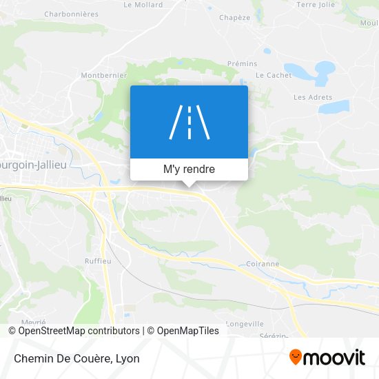 Chemin De Couère plan