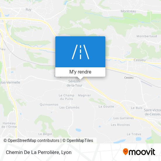 Chemin De La Perrolière plan