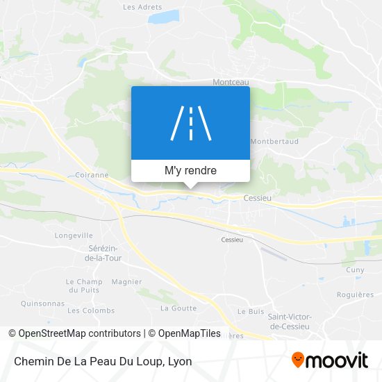Chemin De La Peau Du Loup plan