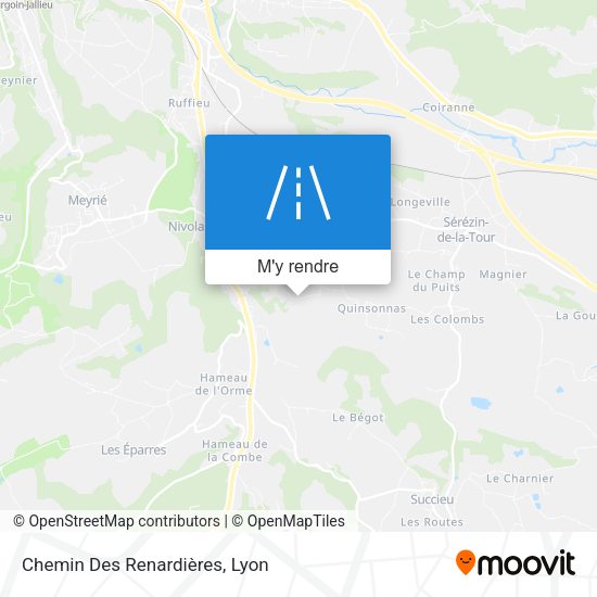 Chemin Des Renardières plan
