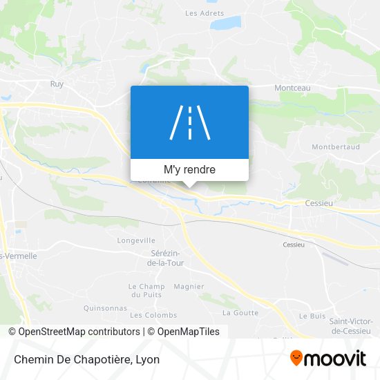 Chemin De Chapotière plan