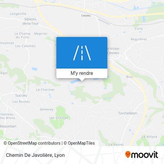 Chemin De Javolière plan