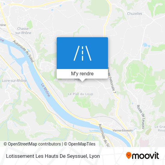 Lotissement Les Hauts De Seyssuel plan