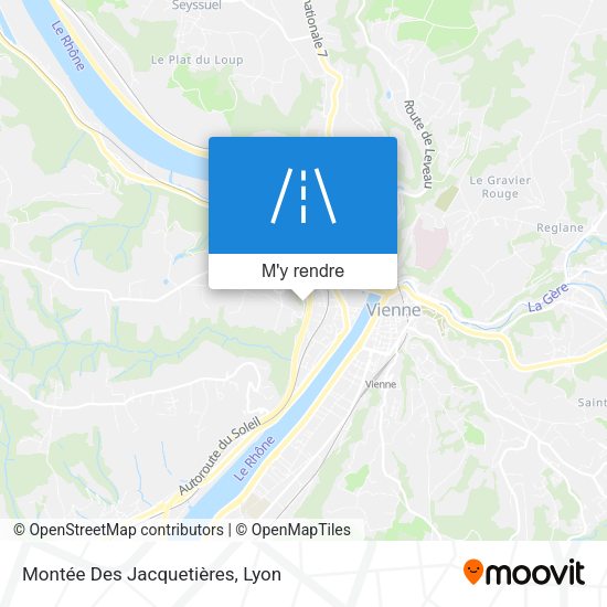 Montée Des Jacquetières plan