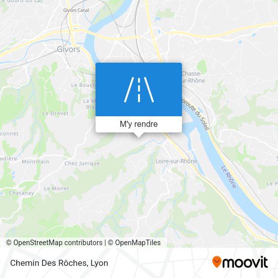 Chemin Des Rôches plan
