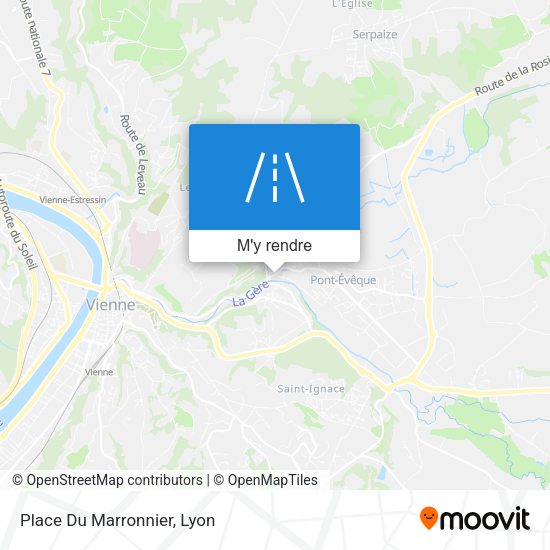 Place Du Marronnier plan
