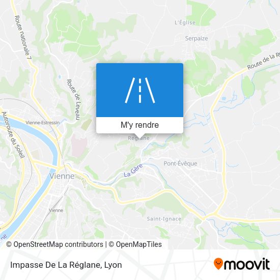 Impasse De La Réglane plan