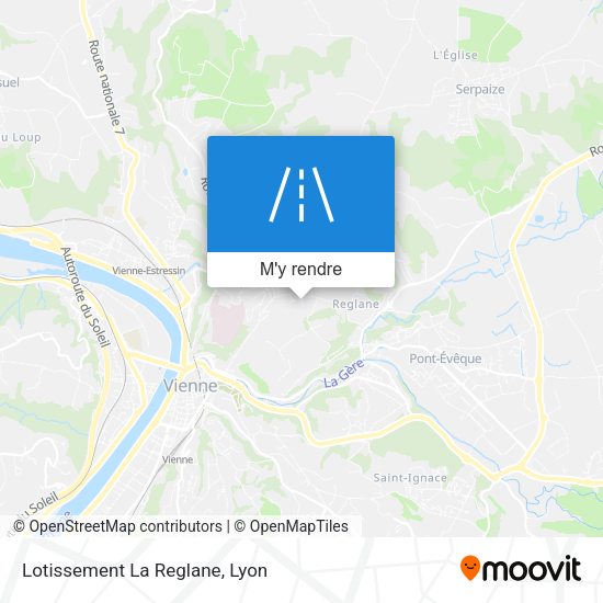 Lotissement La Reglane plan