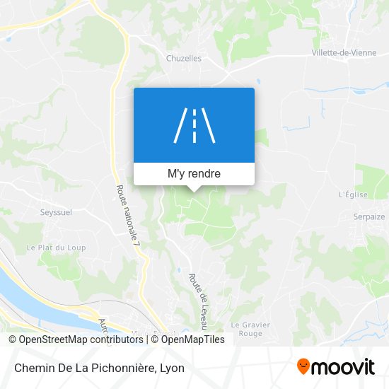 Chemin De La Pichonnière plan