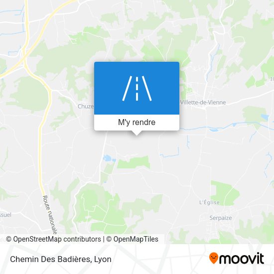 Chemin Des Badières plan