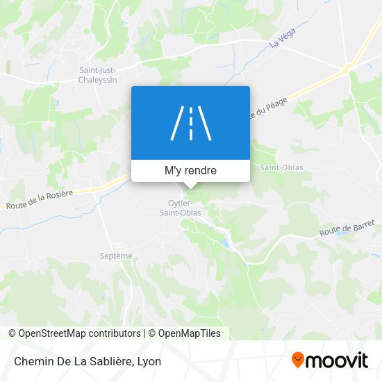 Chemin De La Sablière plan