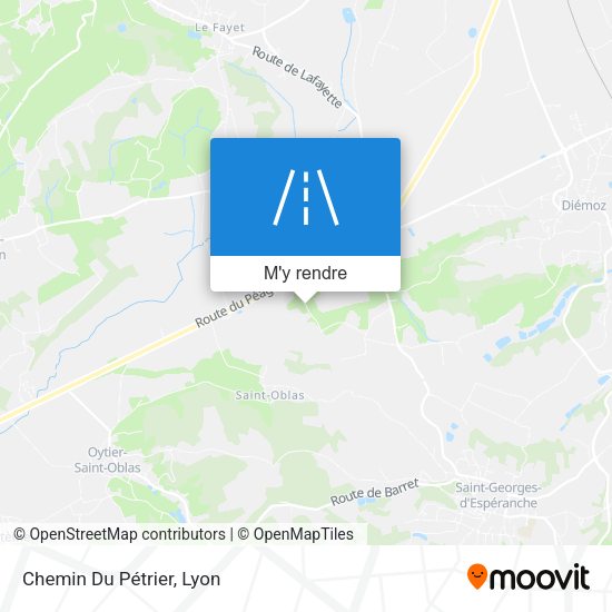 Chemin Du Pétrier plan