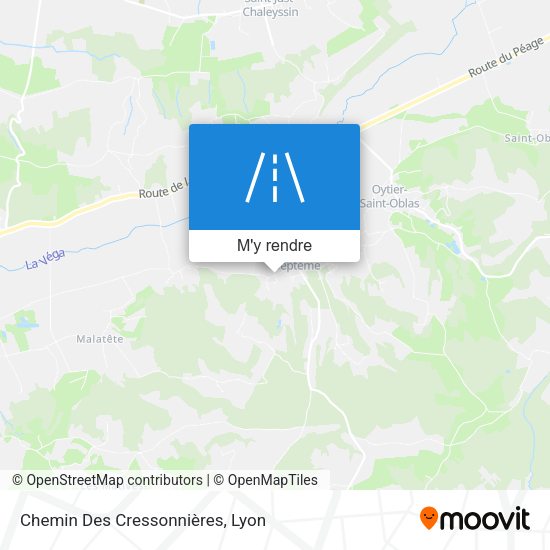 Chemin Des Cressonnières plan