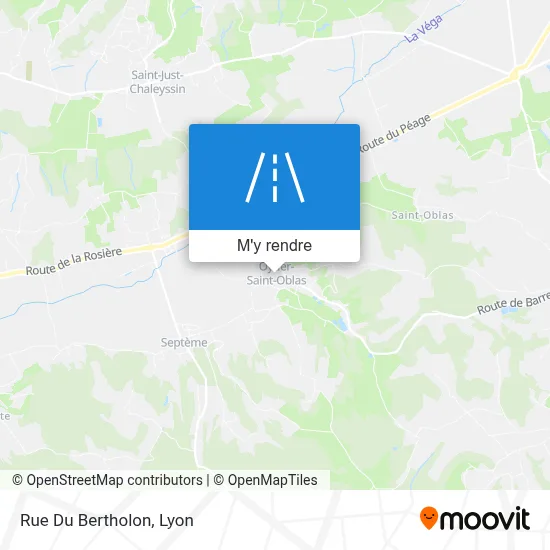 Rue Du Bertholon plan