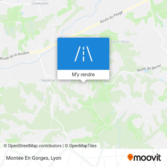 Montée En Gorges plan