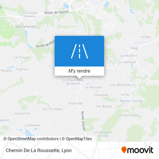 Chemin De La Roussette plan