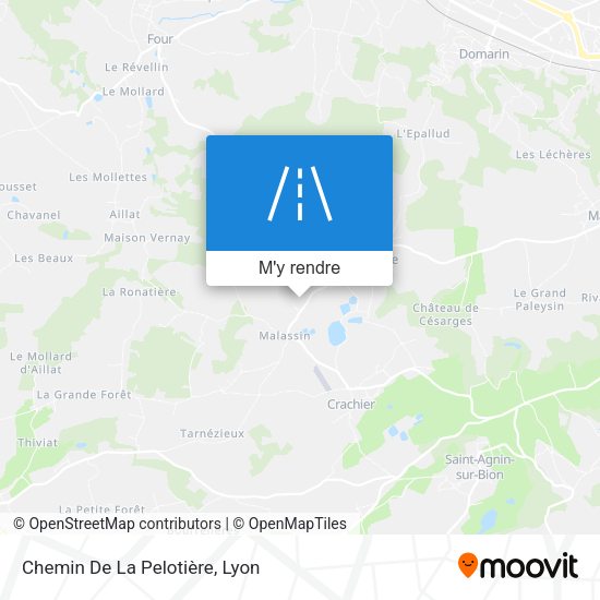 Chemin De La Pelotière plan