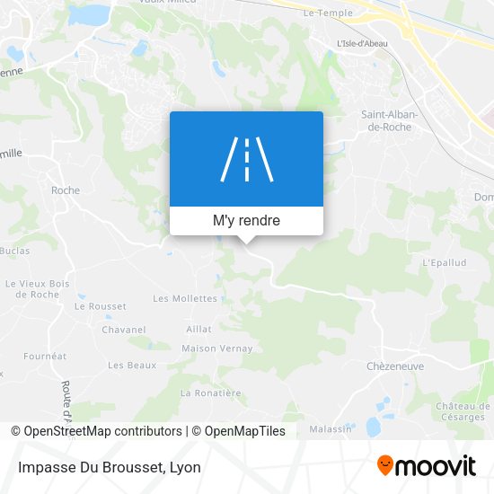 Impasse Du Brousset plan