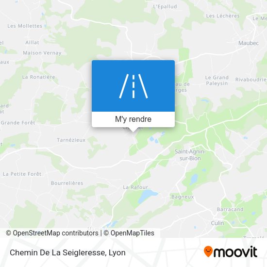Chemin De La Seigleresse plan