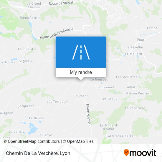 Chemin De La Verchère plan