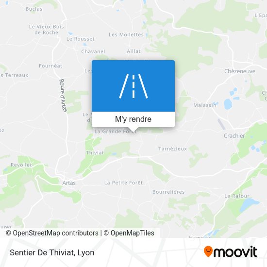 Sentier De Thiviat plan