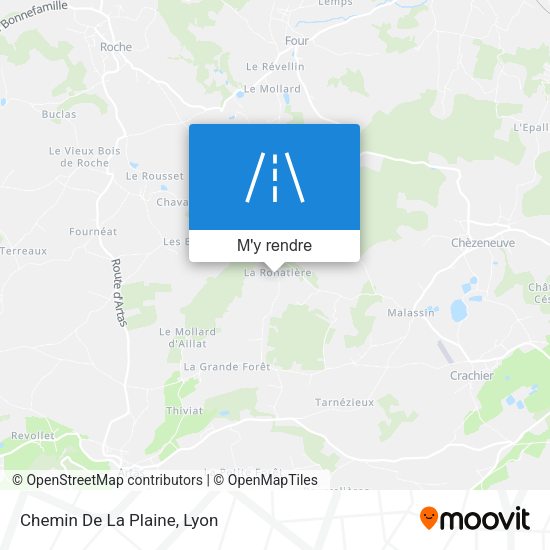 Chemin De La Plaine plan