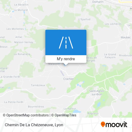 Chemin De La Chézeneuve plan