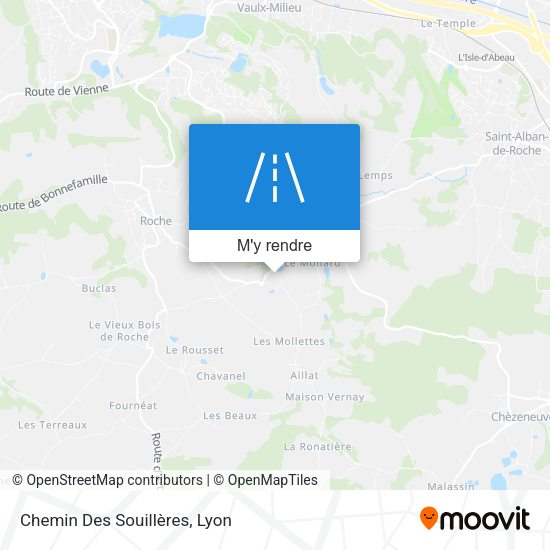 Chemin Des Souillères plan