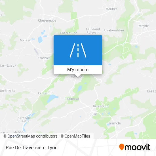 Rue De Traversière plan