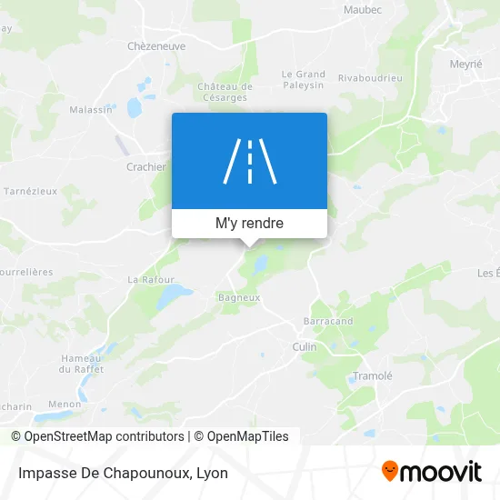 Impasse De Chapounoux plan