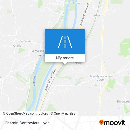 Chemin Centrevière plan