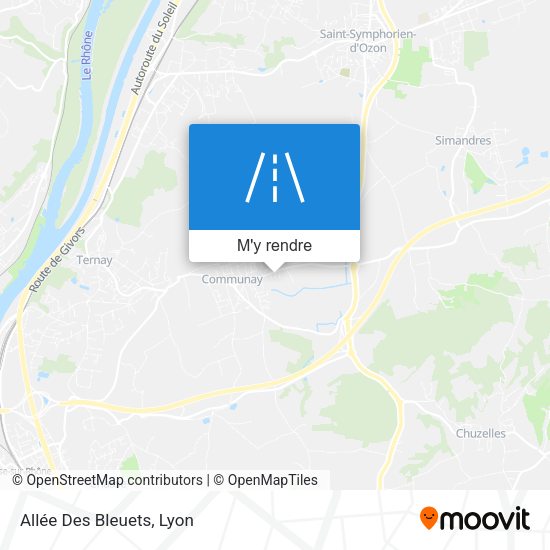 Allée Des Bleuets plan