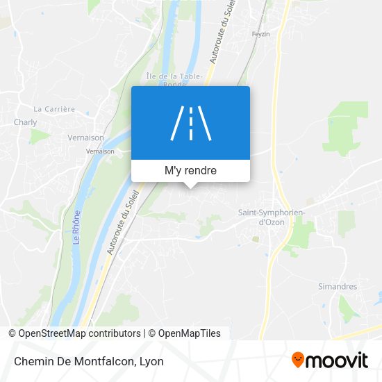 Chemin De Montfalcon plan