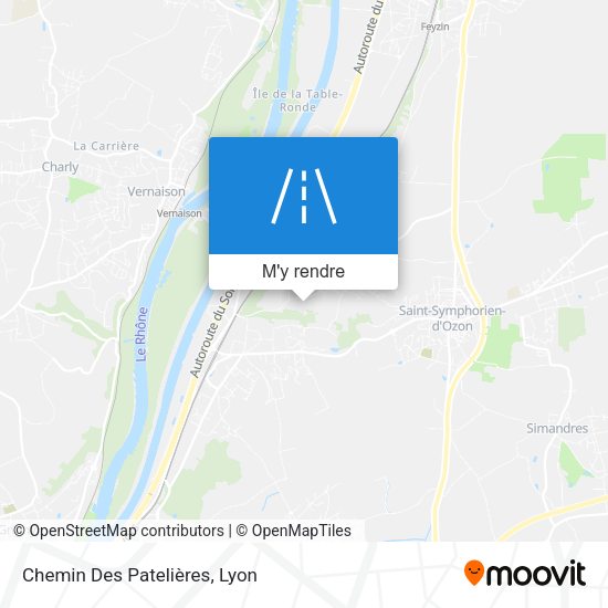 Chemin Des Patelières plan