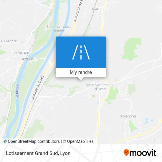 Lotissement Grand Sud plan