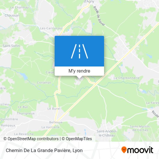 Chemin De La Grande Pavière plan