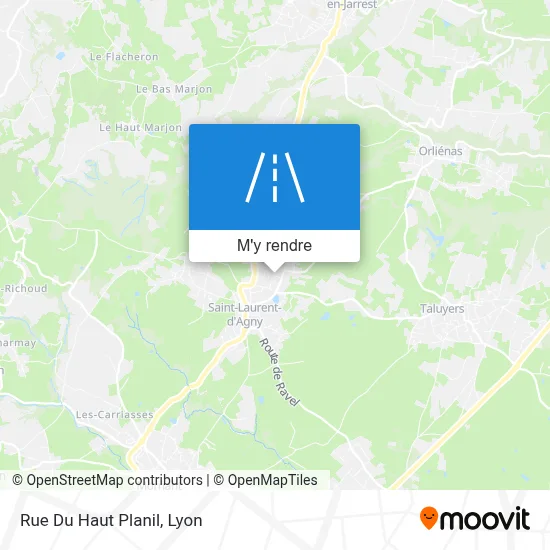 Rue Du Haut Planil plan